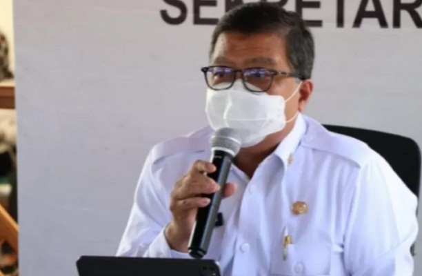 Sekertaris Daerah Provinsi Sulbar, Muh Idris DP di Mamuju,